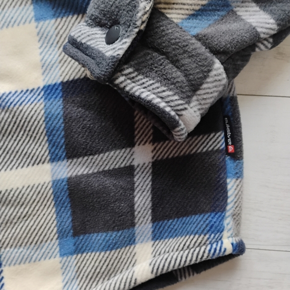 QUIKSILVER NEW Sherpa Lined Flannel Jacket - Picture 3 of 8